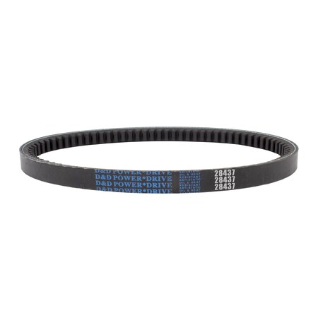 D&D 28437 44 1/3" Outside Length, 7/8" Top Width, 1 Ribs 28437